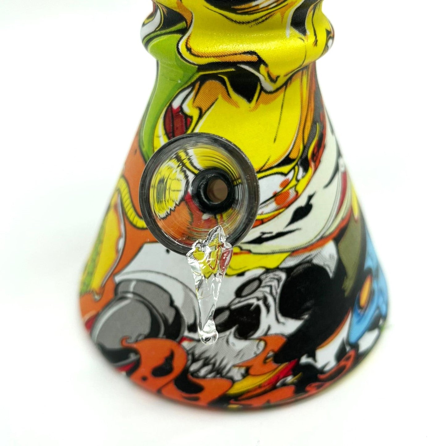 6" Multicolor Mini soft glass water bong Assorted Designs