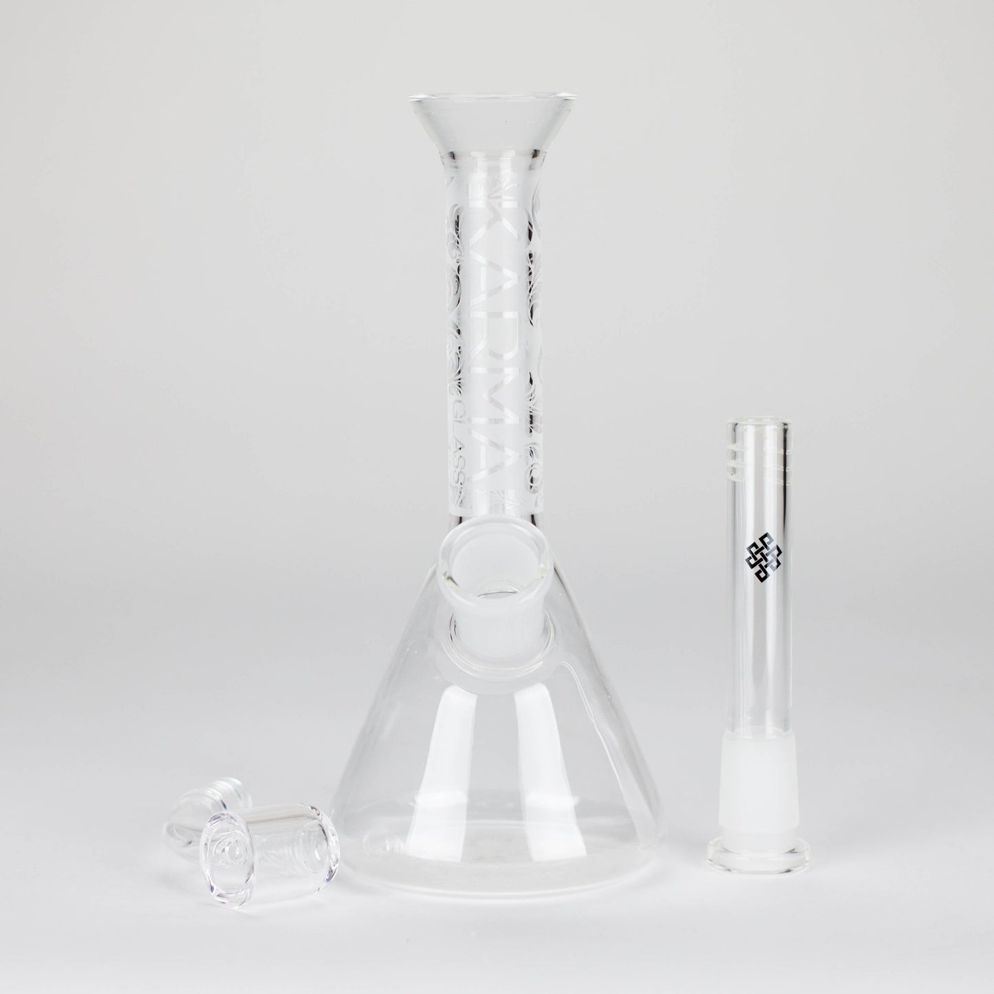 Karma | 7" Sandblasted Beaker Glass Dab Rig