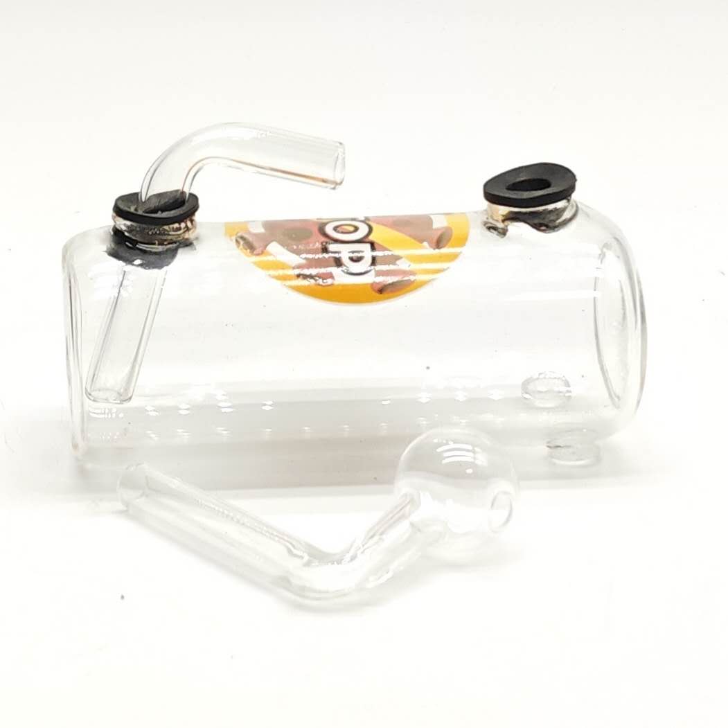4.5" Tank Design Bubble Bong-Assorted Sticker