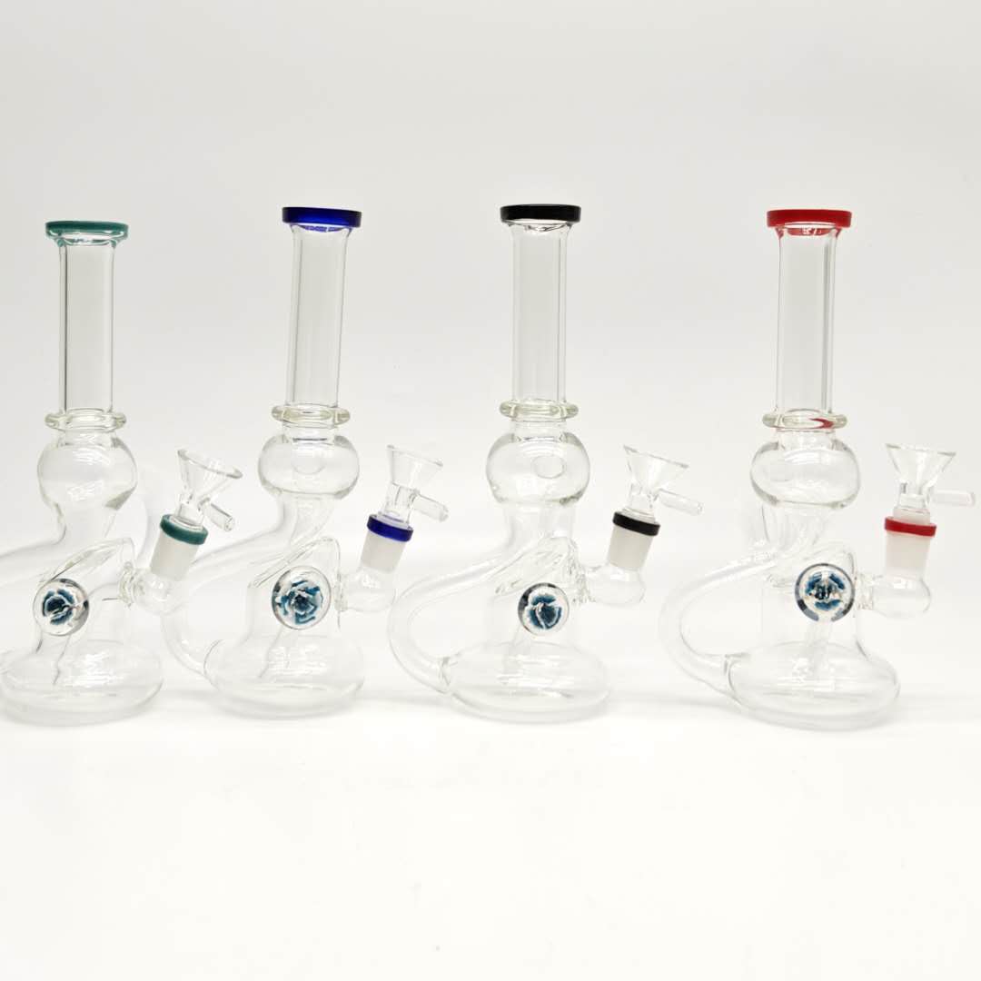 8" Recycler Water Bong-Assorted Color