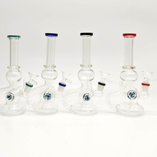 8" Recycler Water Bong-Assorted Color