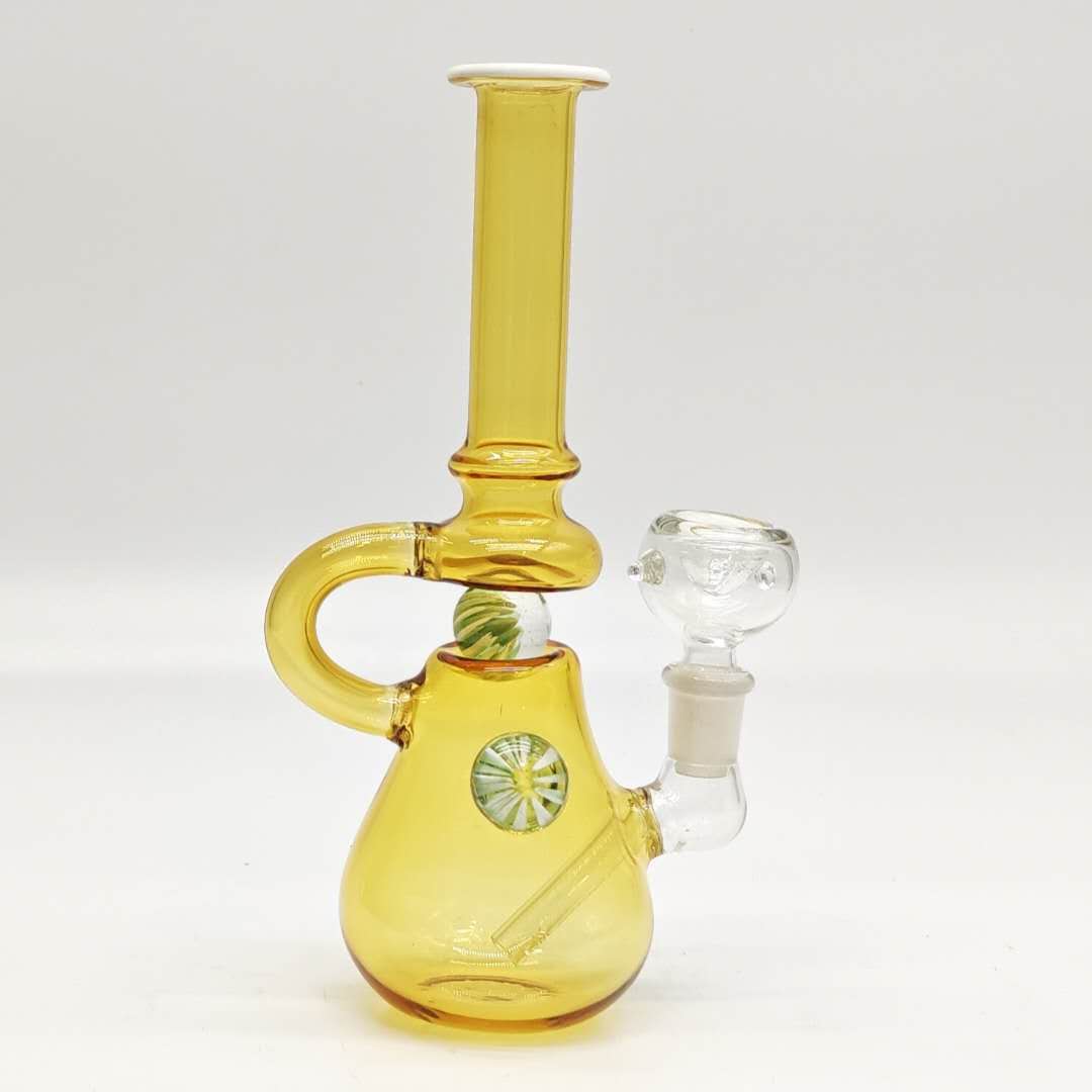8-1/2" Water Bong With Fancy Glass Bowl