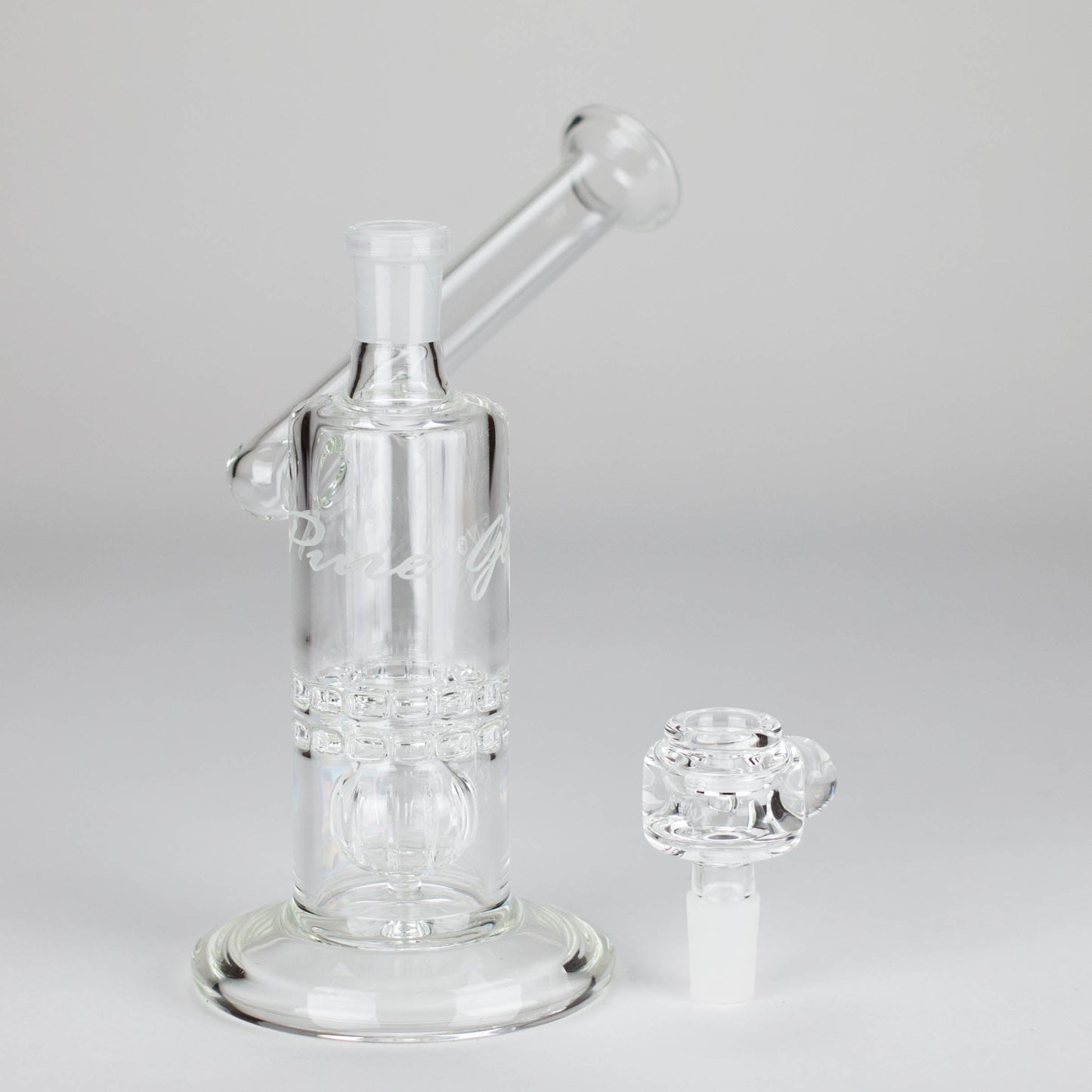 Pure Glass | 7" Mini Torus - Female 14mm