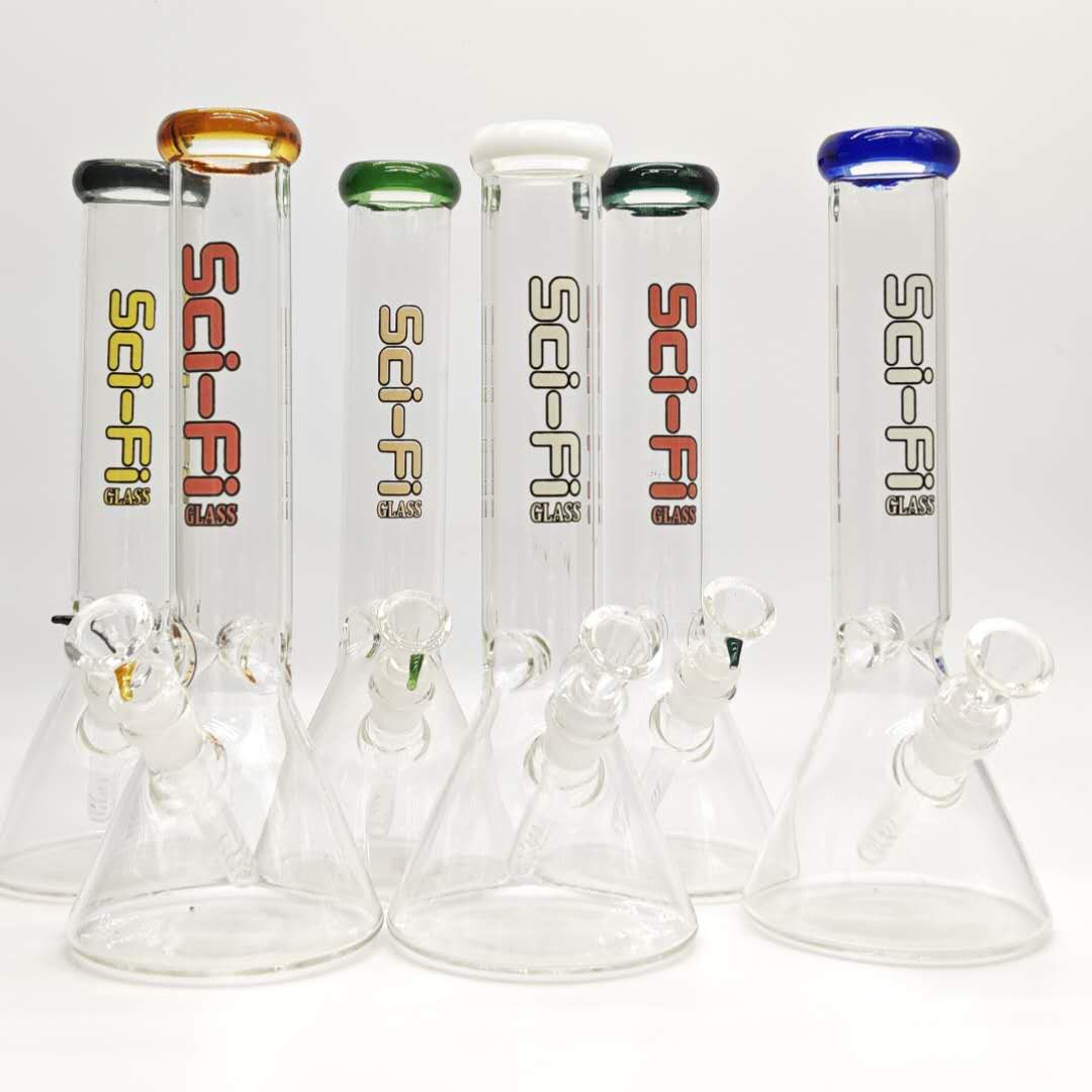 12โ 4mm Color Assorted Beaker Bong