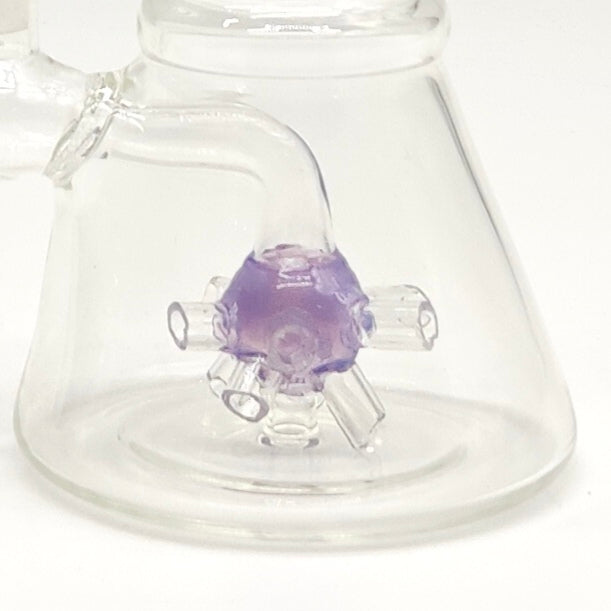 8" Shower Head Glass Bong-Assorted Color