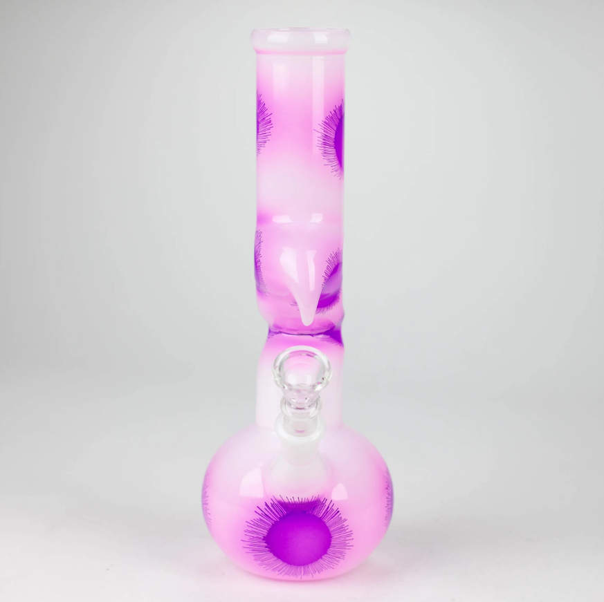 9.5" Flower Designed Bong - Assorted Color