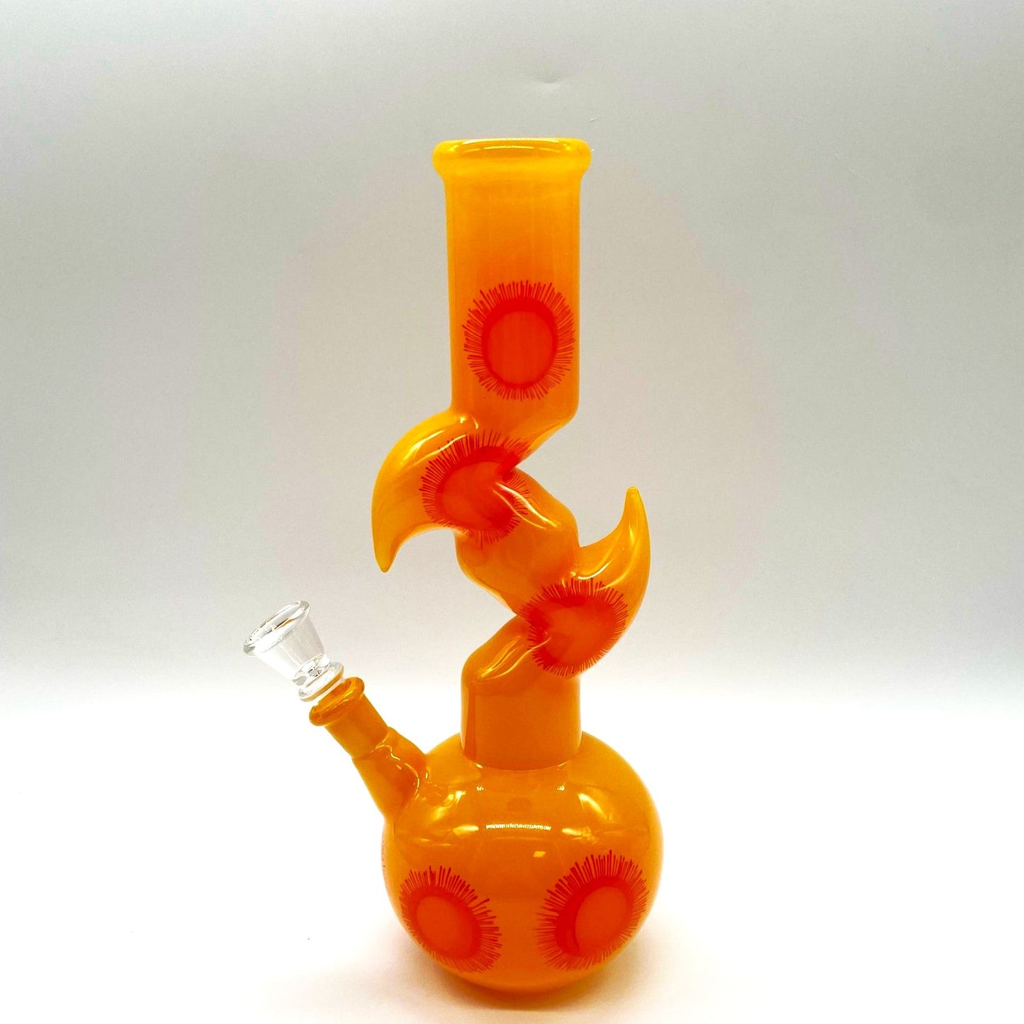 9.5" Flower Designed Bong - Assorted Color