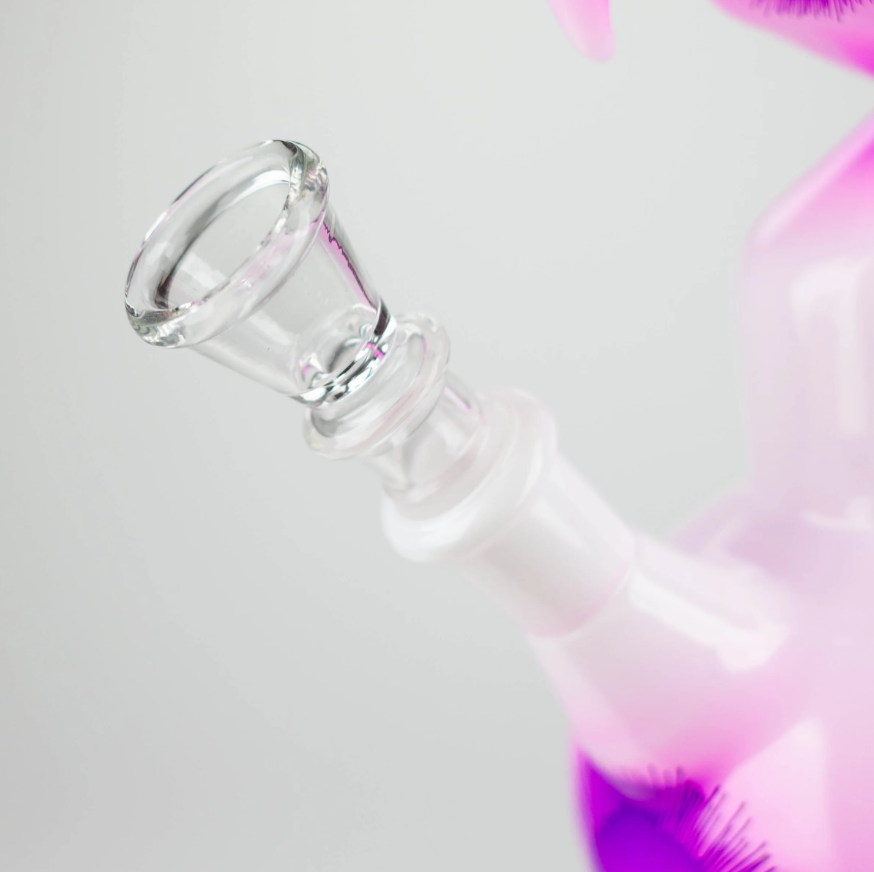 9.5" Flower Designed Bong - Assorted Color