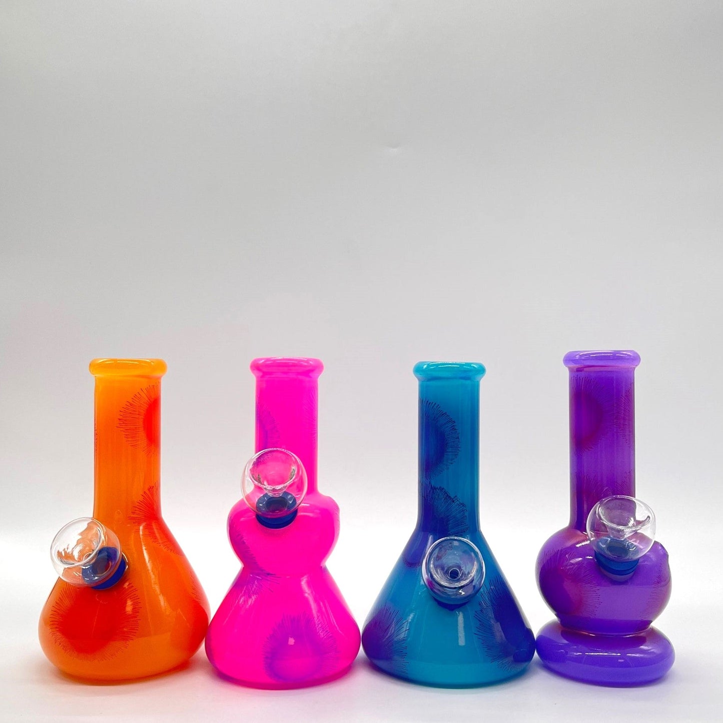 6" Glass Bong - Assorted Color