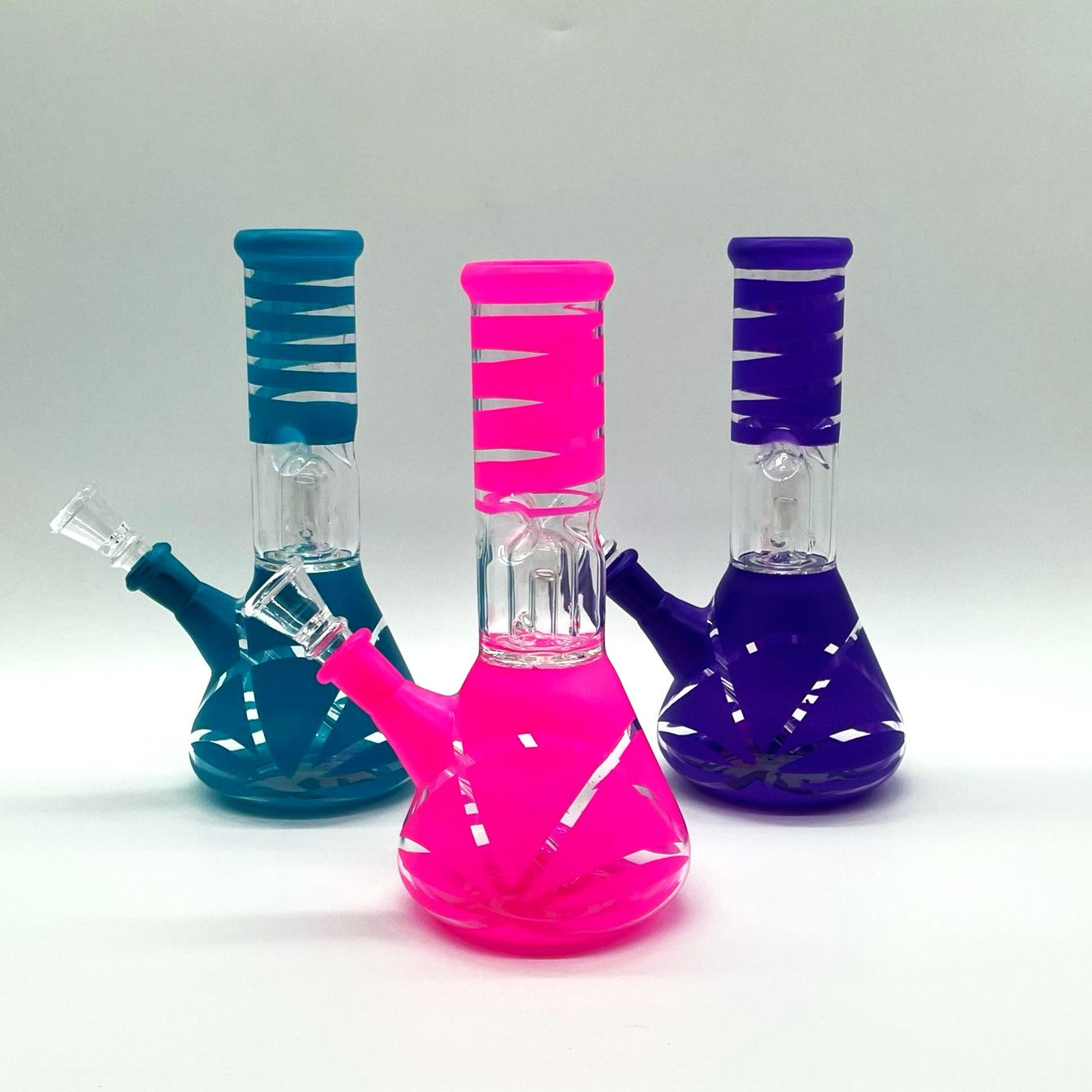 8" Water Pipe with Percolator- Assorted Color