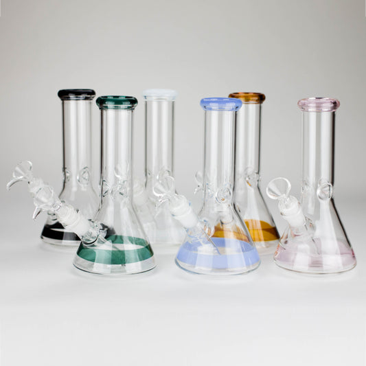 8" Glass Beaker Bong