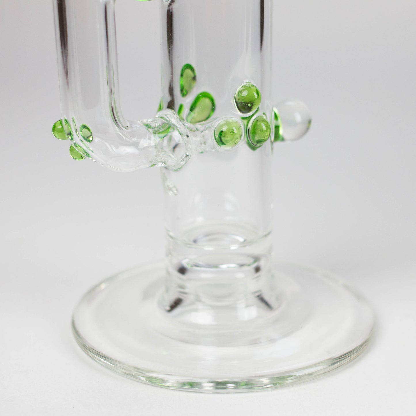 Shine Glassworks | 22 inch 38mm Straight Tube with opal accents -Made in Canada