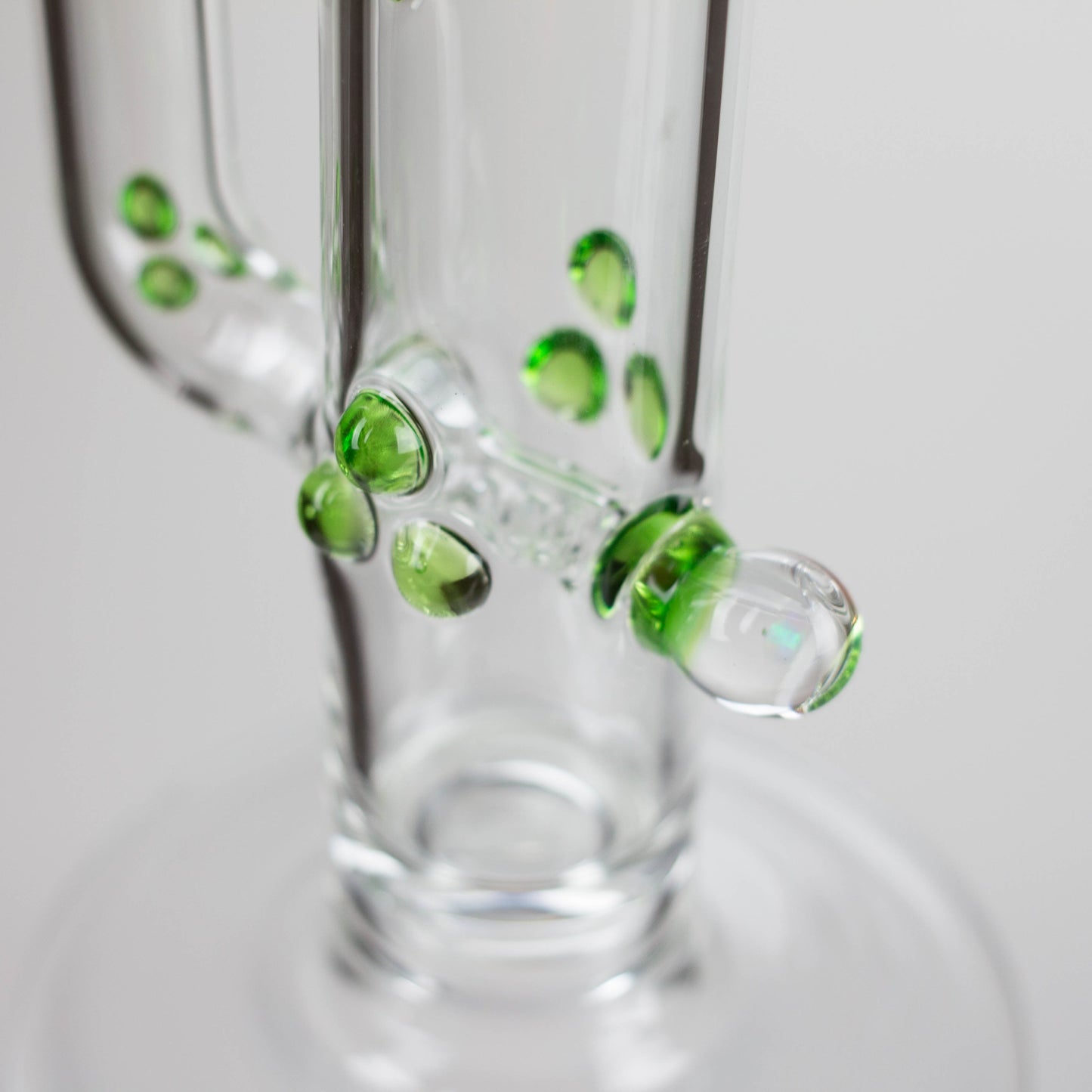 Shine Glassworks | 22 inch 38mm Straight Tube with opal accents -Made in Canada