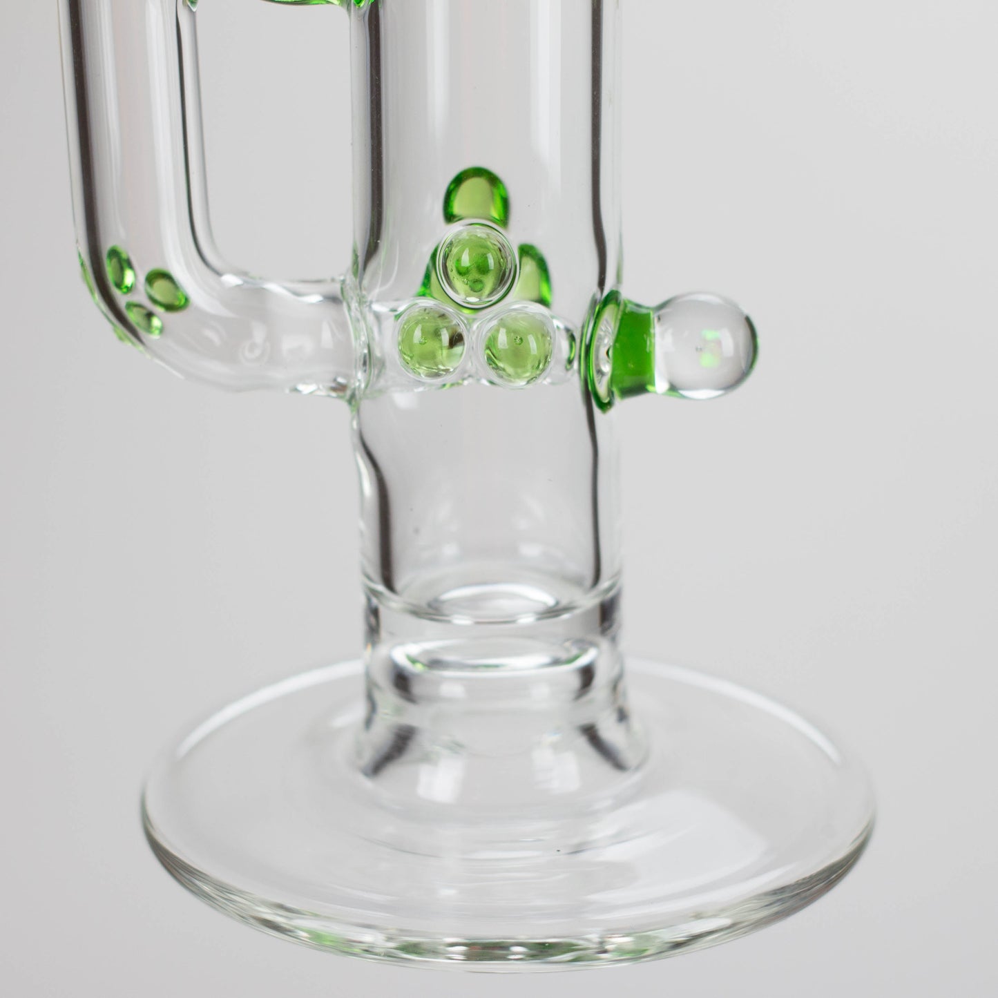 Shine Glassworks | 22 inch 38mm Straight Tube with opal accents -Made in Canada