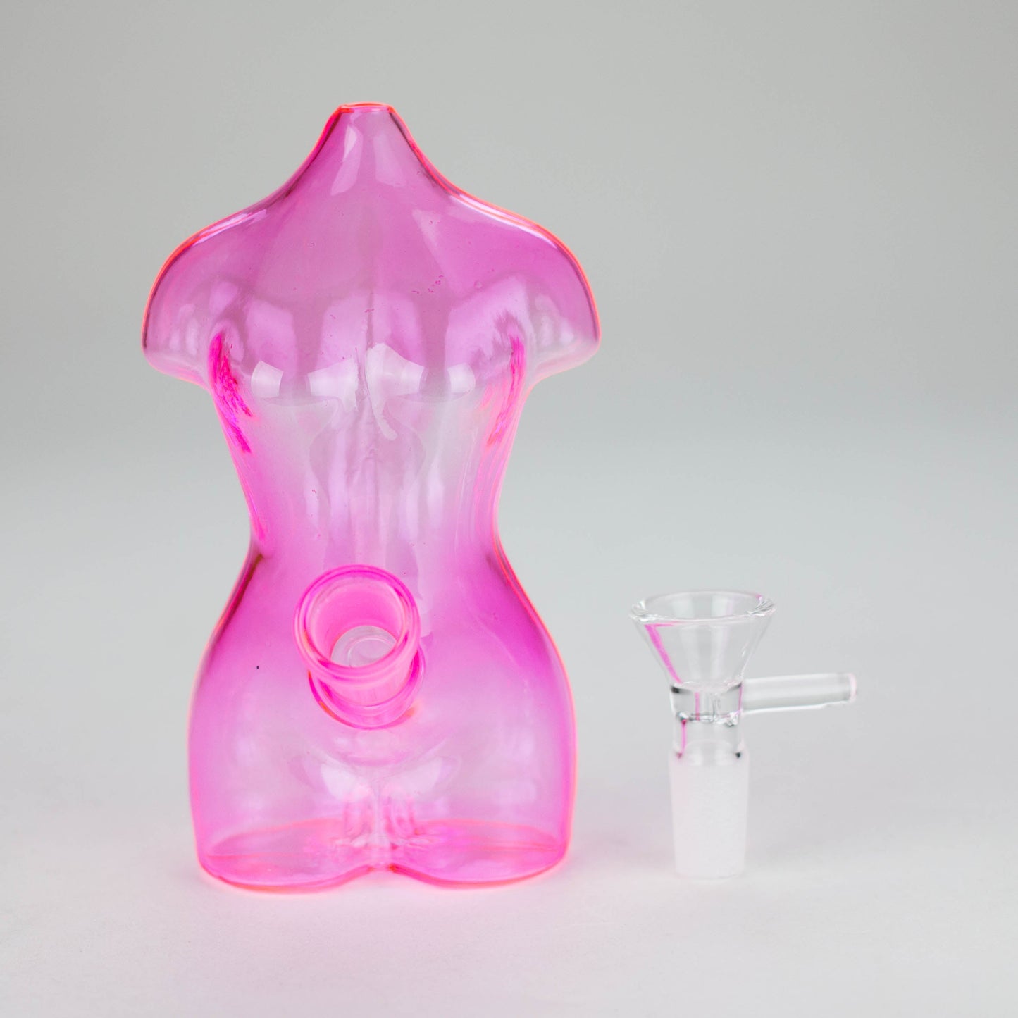4″ Pink Lady Soft Glass Bong