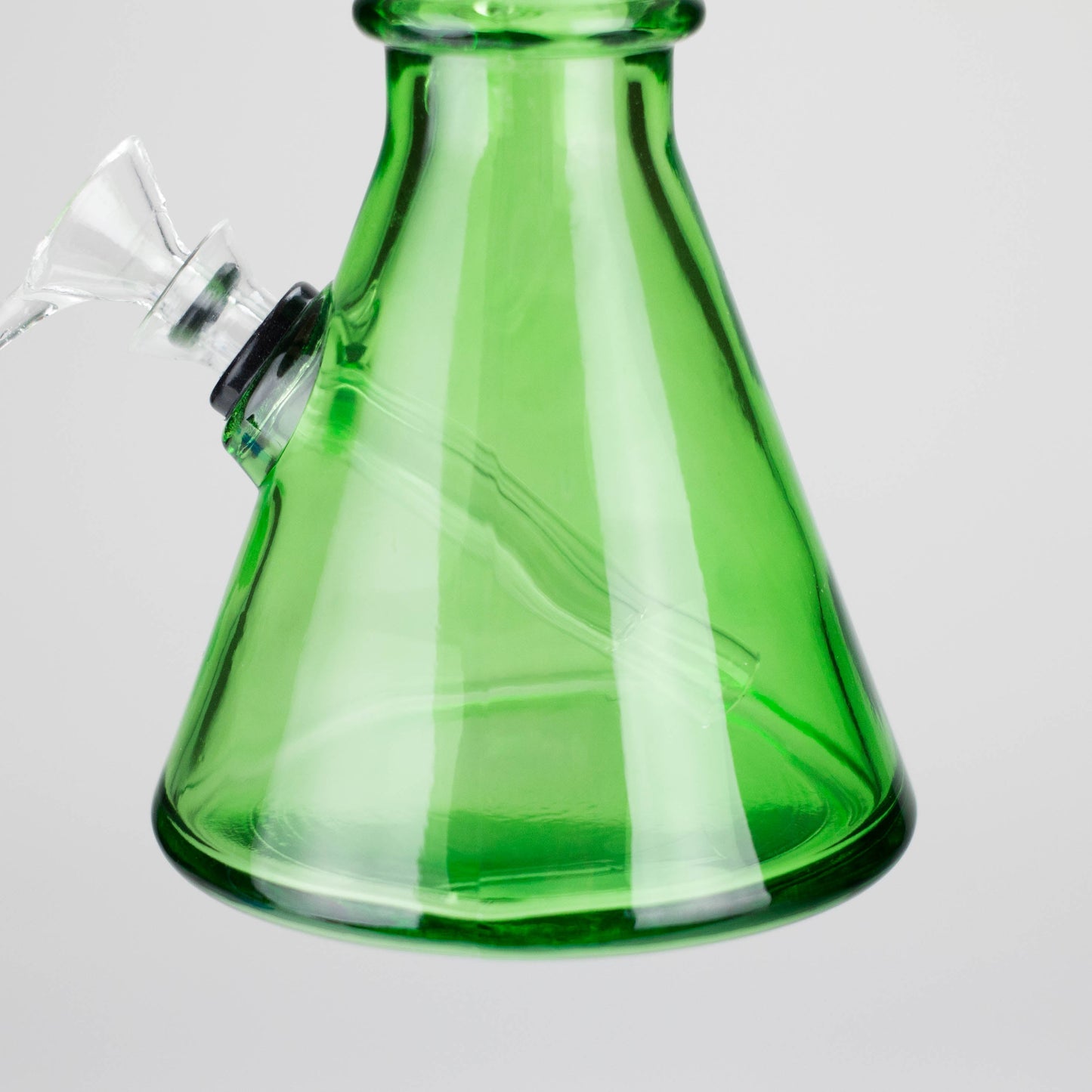 10" colored soft glass water bong