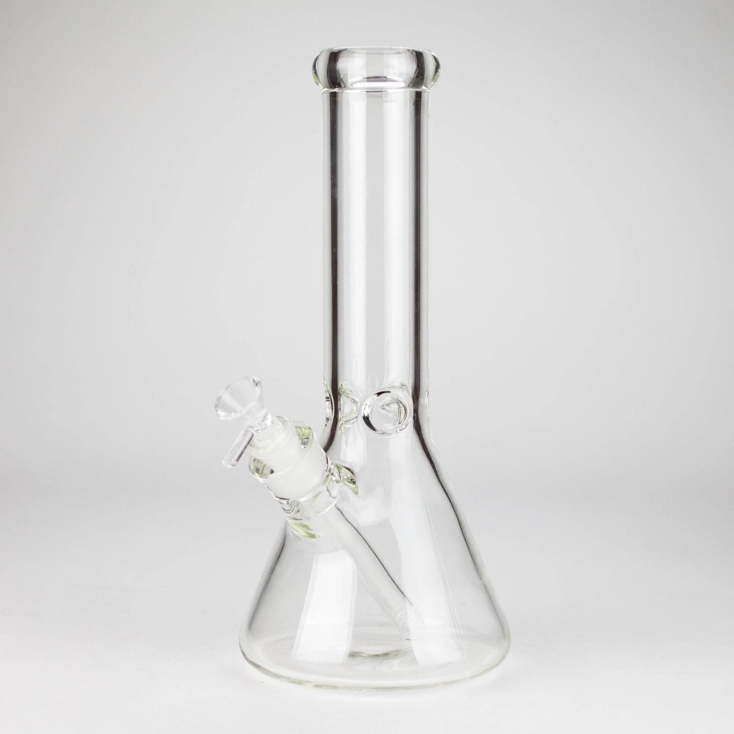 12" Classic Rim Beaker Bong – 9mm Thick Glass with 14mm Bowl Joint