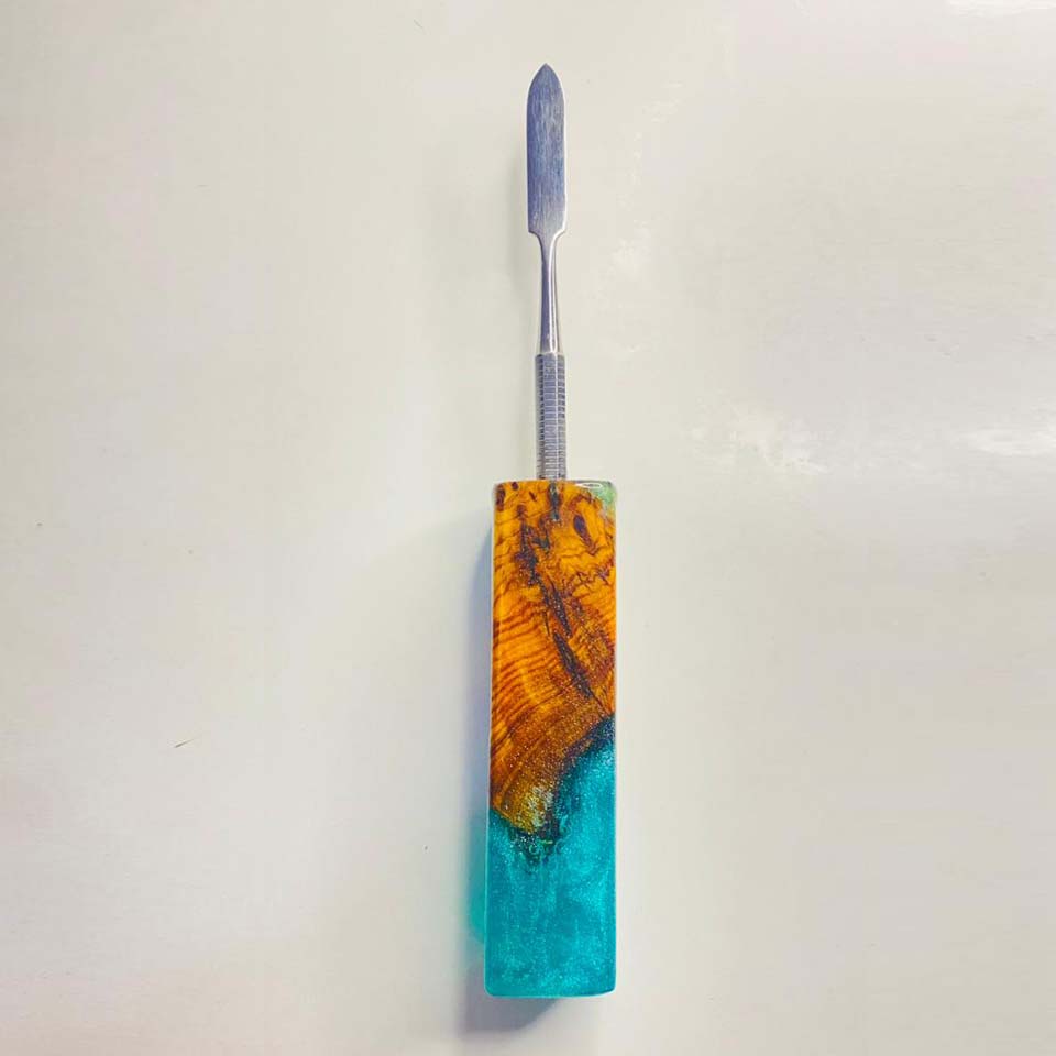 VOW | Olive Wood Epoxy Dabber - Type B – Handcrafted, Durable, and Stylish