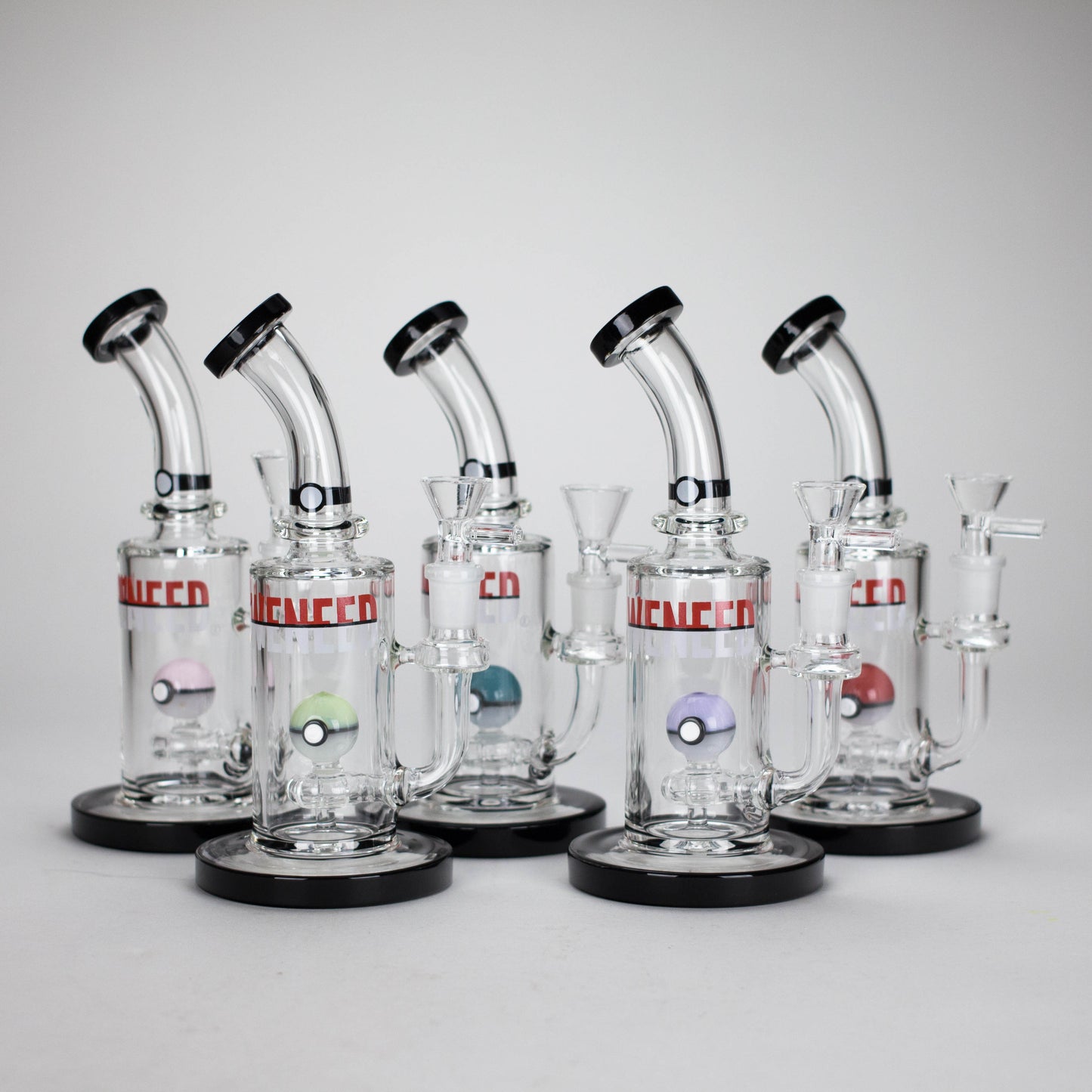WENEED | 8" Pocket Puff Glass Bong