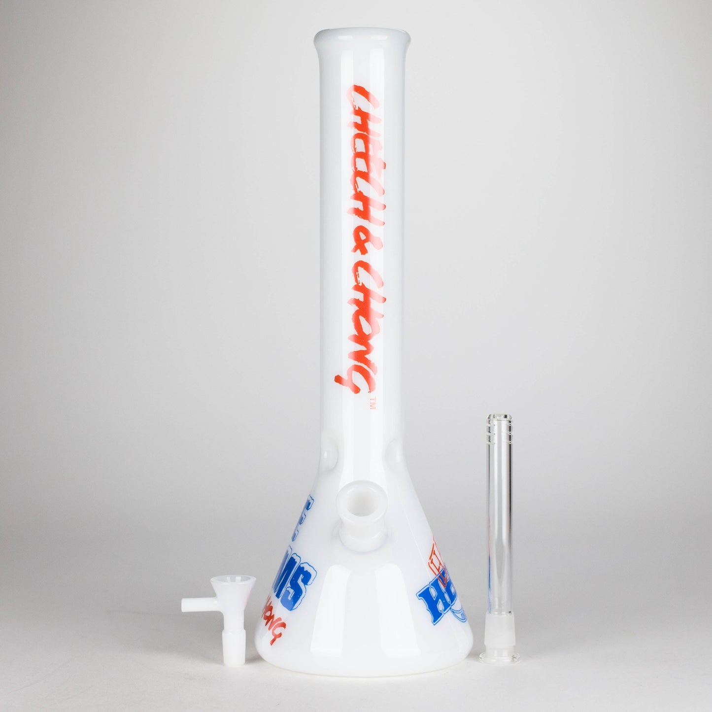 Cheech & Chong® Glass | 15" Tall Nice Dreams Beaker Base Water Pipe