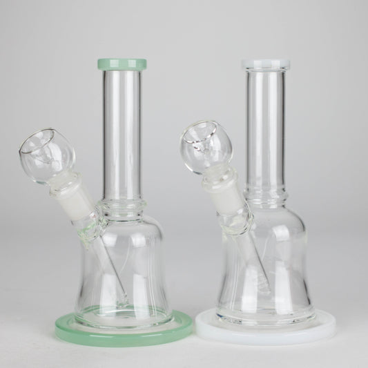 8" Glass Water Pipe | Durable & Compact – Assorted Colors