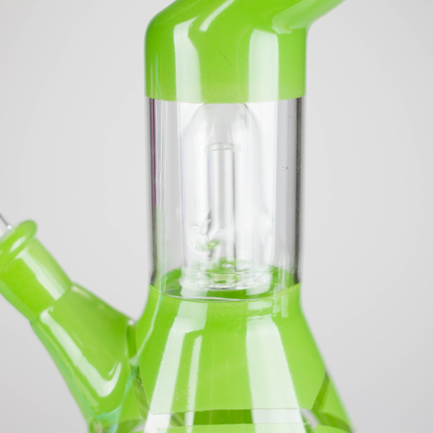 12" Zic-Zac Glass Water Pipe with Dome Percolator | Assorted Colors