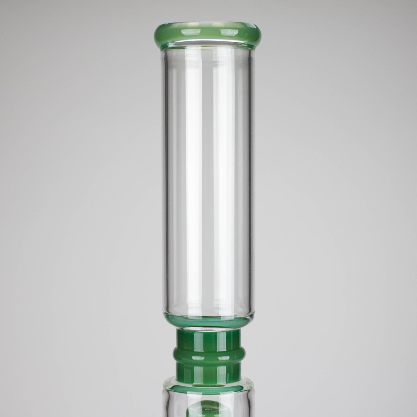 18" Straight Glass Water Pipe with Dual Percolator – Assorted Colors