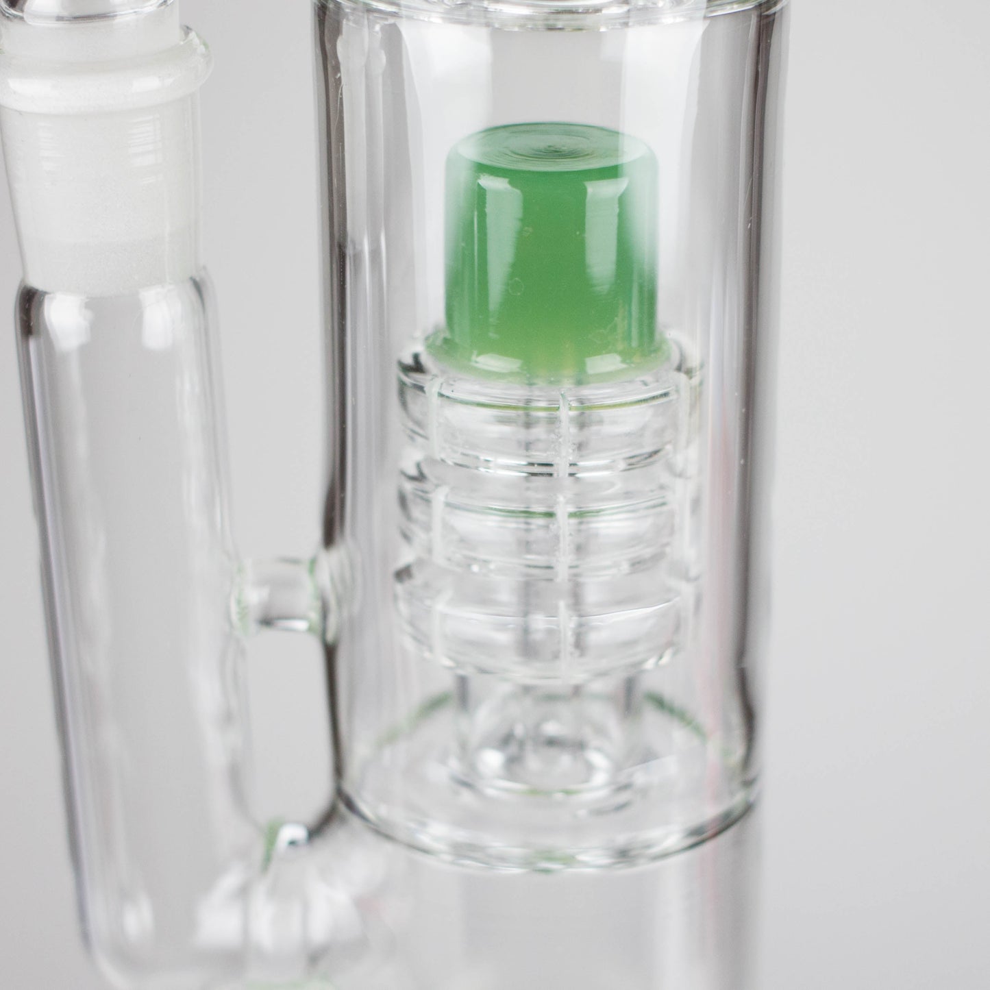 18" Straight Glass Water Pipe with Dual Percolator – Assorted Colors