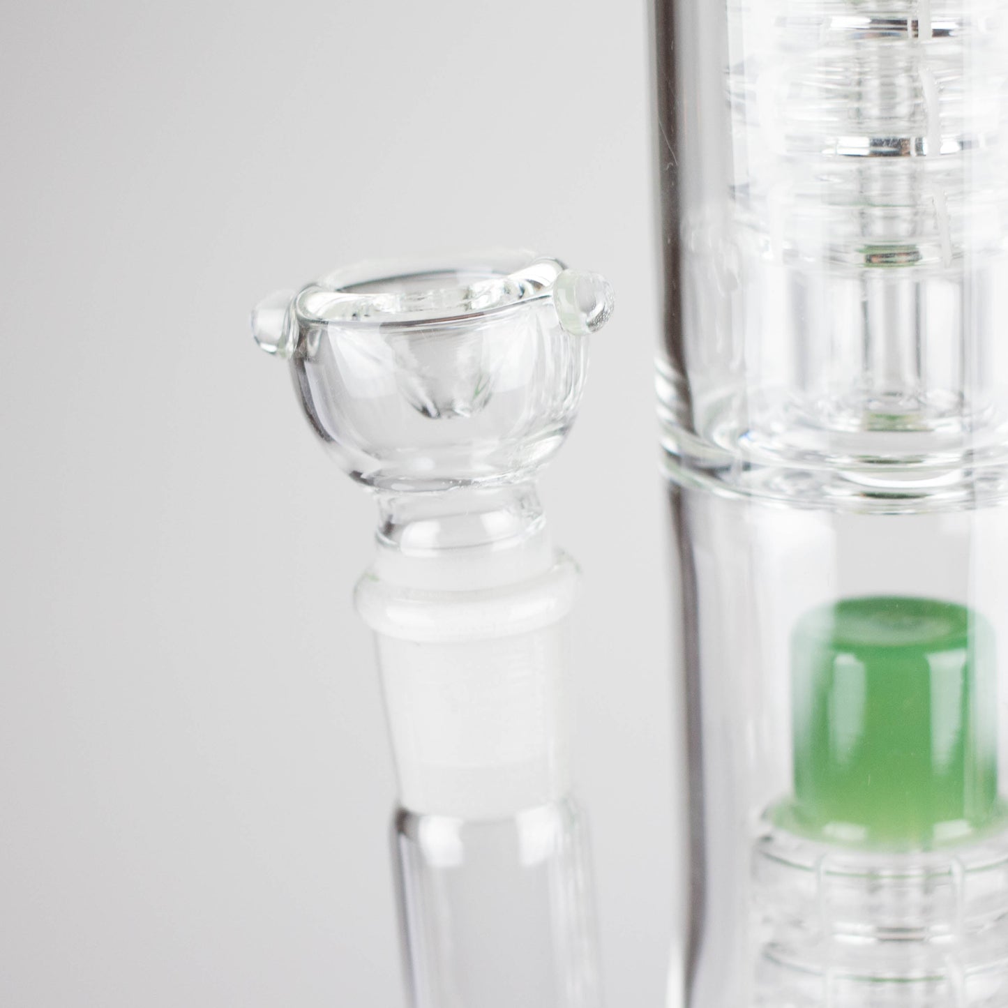 18" Straight Glass Water Pipe with Dual Percolator – Assorted Colors