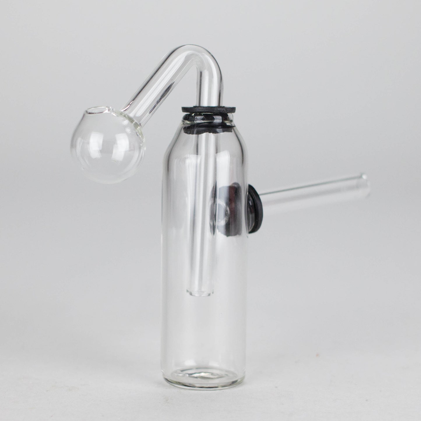 3.5" Bottle Oil Burner Pipe – Pack of 2 | Compact & Durable Glass