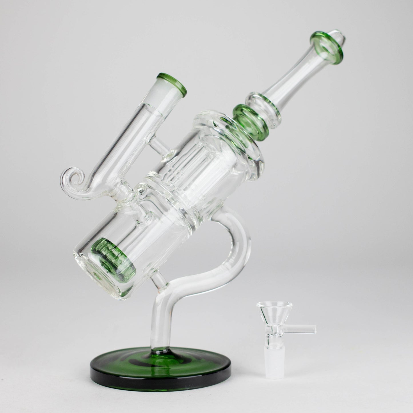 8.5" AlchemiQ Glass Bong