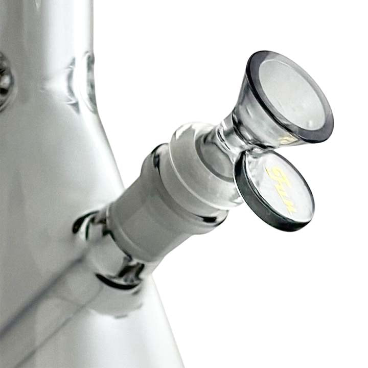 Fortune | 14" 4mm Electroplate Glass Bong- Assorted Colour