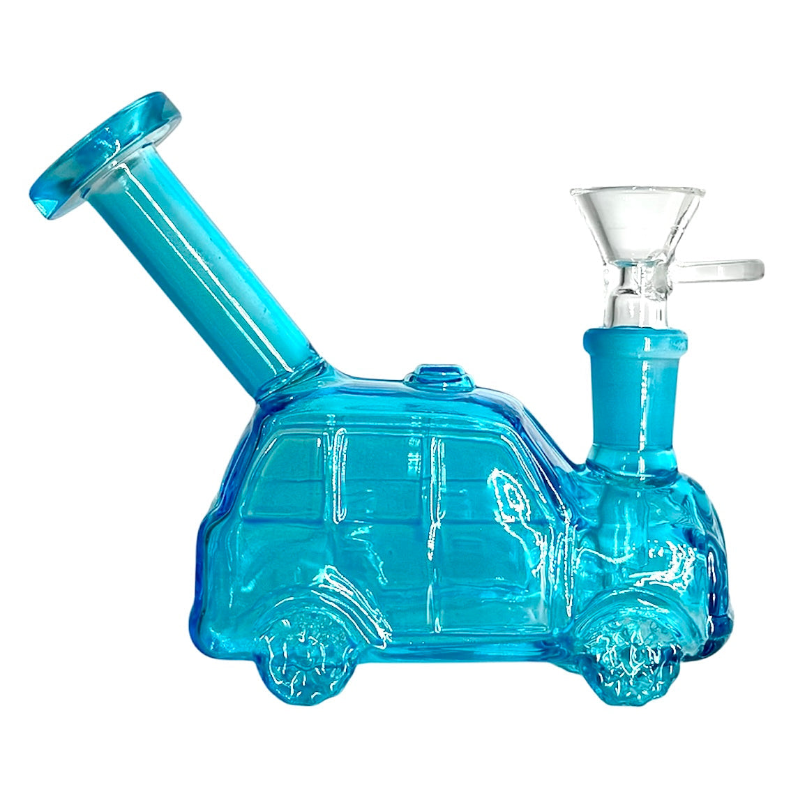 4-1/2" Car Shape Glass Bong – Compact & Stemless
