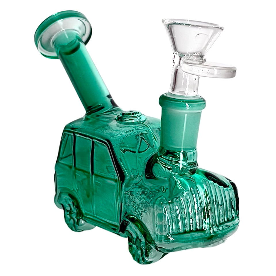 4-1/2" Car Shape Glass Bong – Compact & Stemless