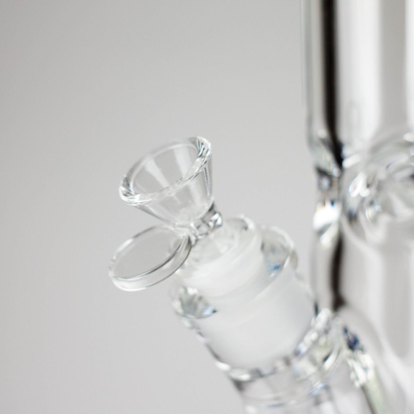 12″ 9mm Colored Accented Straight Tube Glass Bong (C1548)