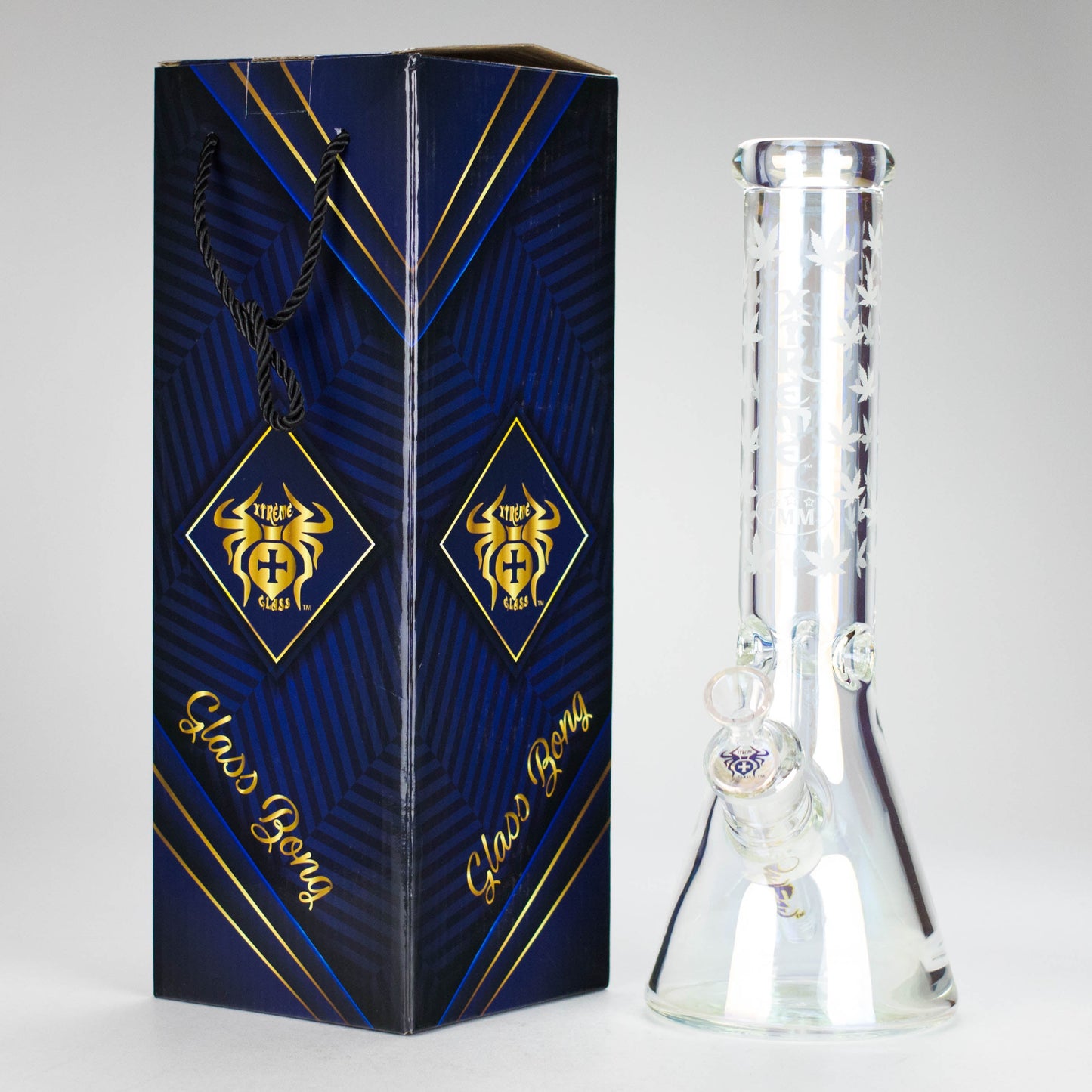 Xtreme | 13″ 7mm Electro-Plated Beaker Bong – (XTR-210)