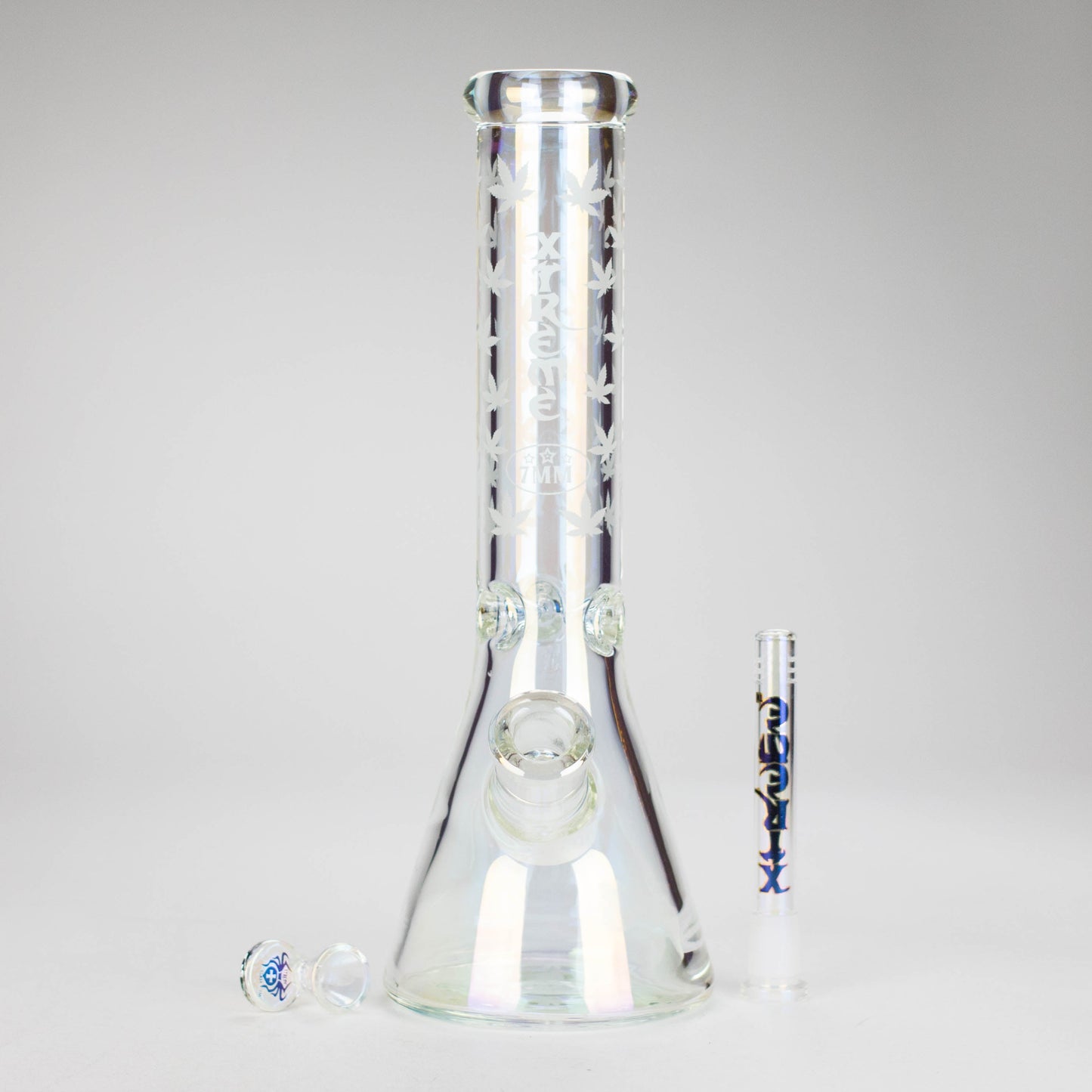 Xtreme | 13″ 7mm Electro-Plated Beaker Bong – (XTR-210)