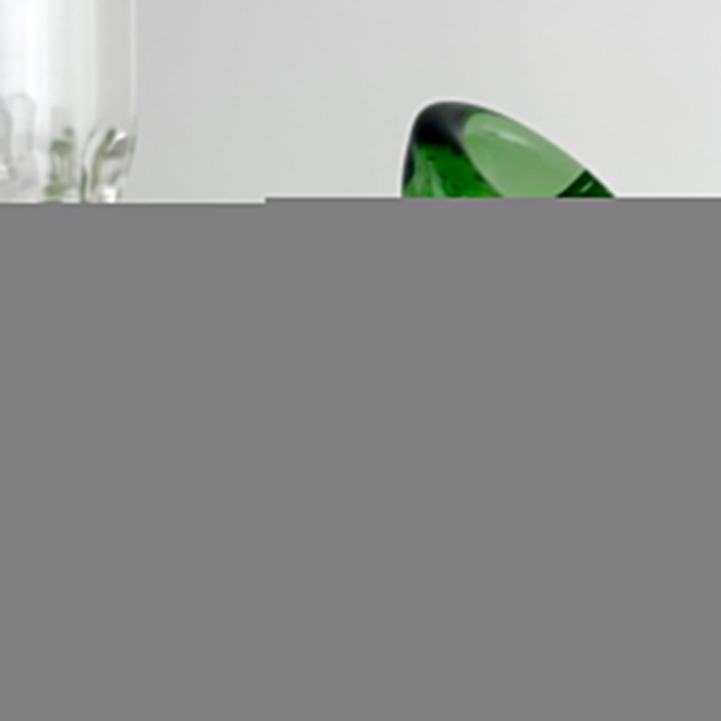 Wellcann | 17" Thickened Base Chrome Beaker Glass Bong