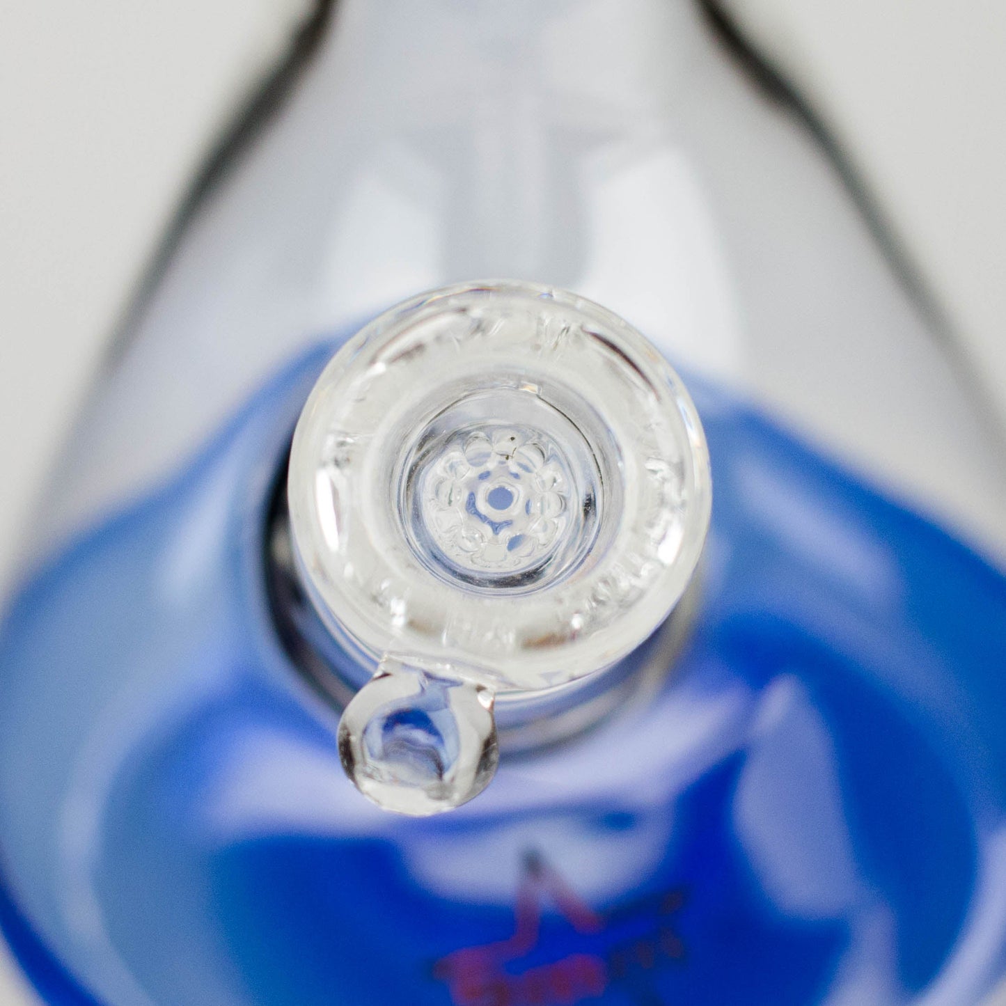 Genie | 24" 12-Arm 9mm Colored Bottom Glass Water Bong