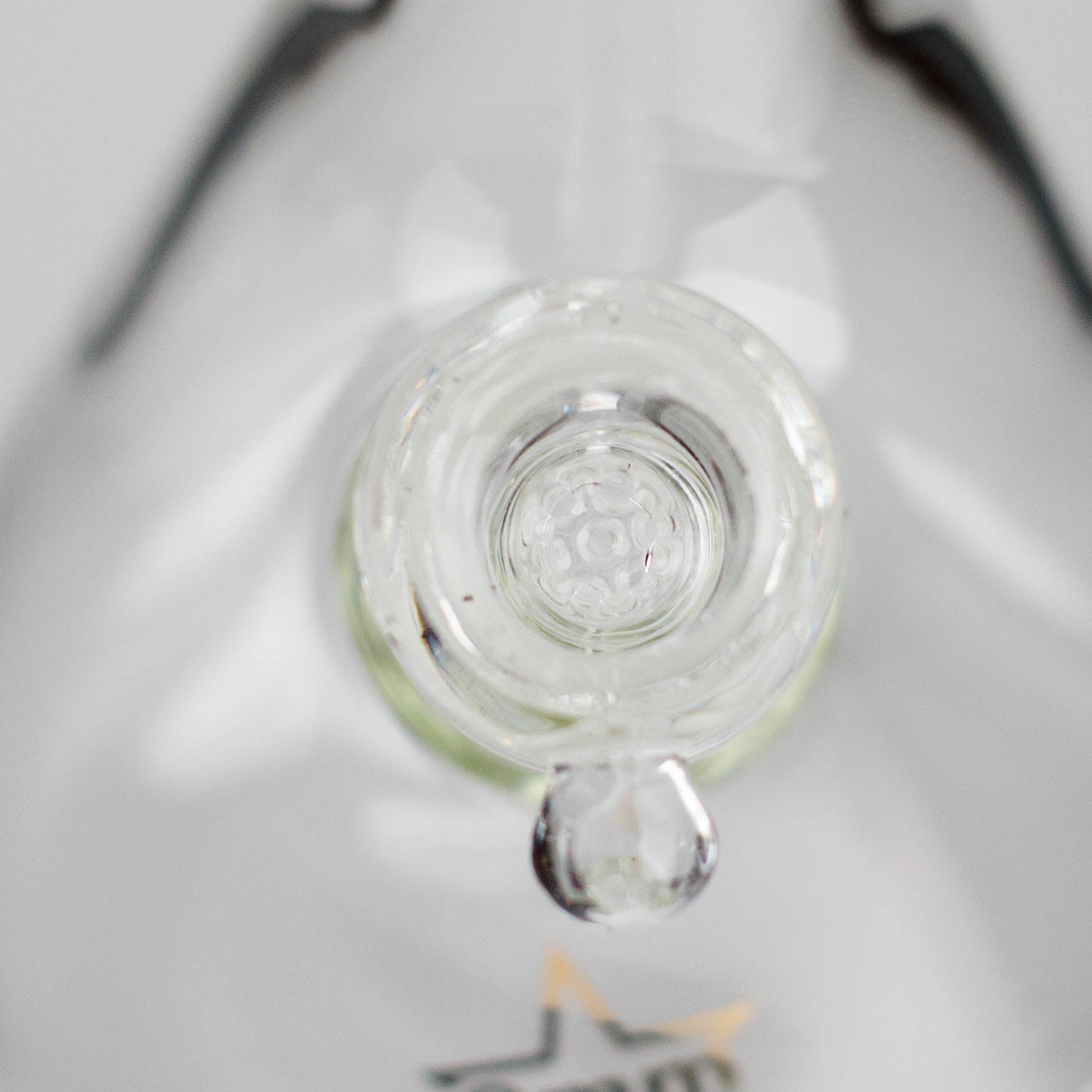 Genie | 19.5" 9mm Curved Shaft Glass Beaker Bong