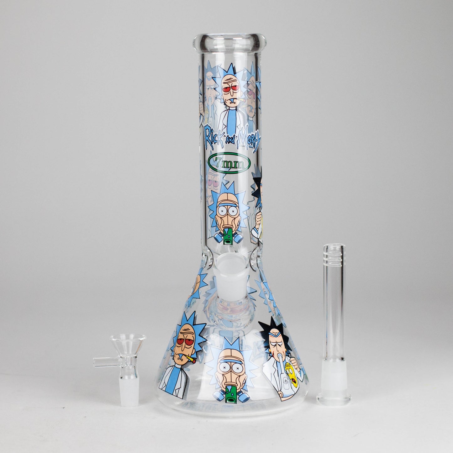 Z10" Cartoon Glass Bong – Fun & Functional Smoking Piece