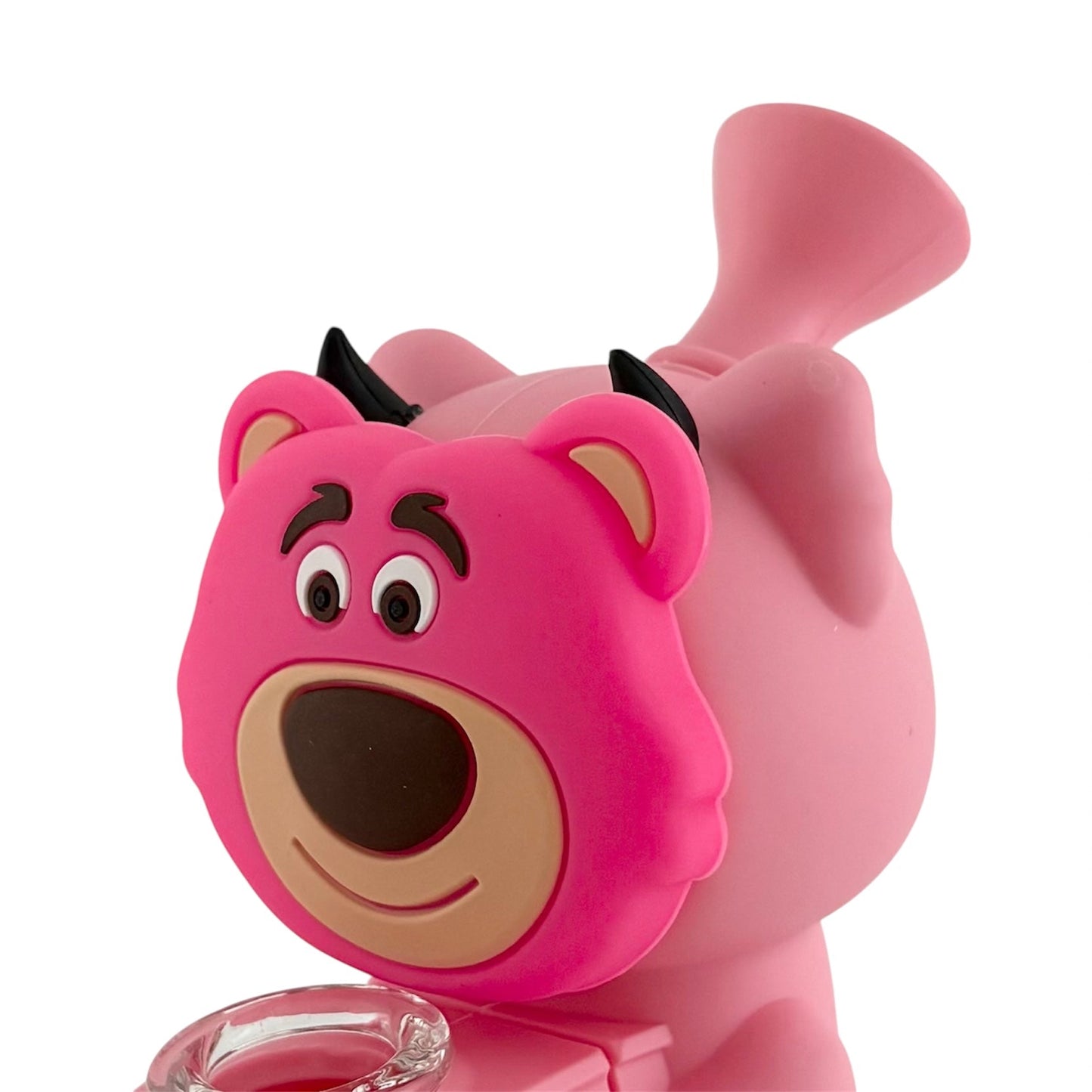 6" Pink Bear Silicone Water Pipe