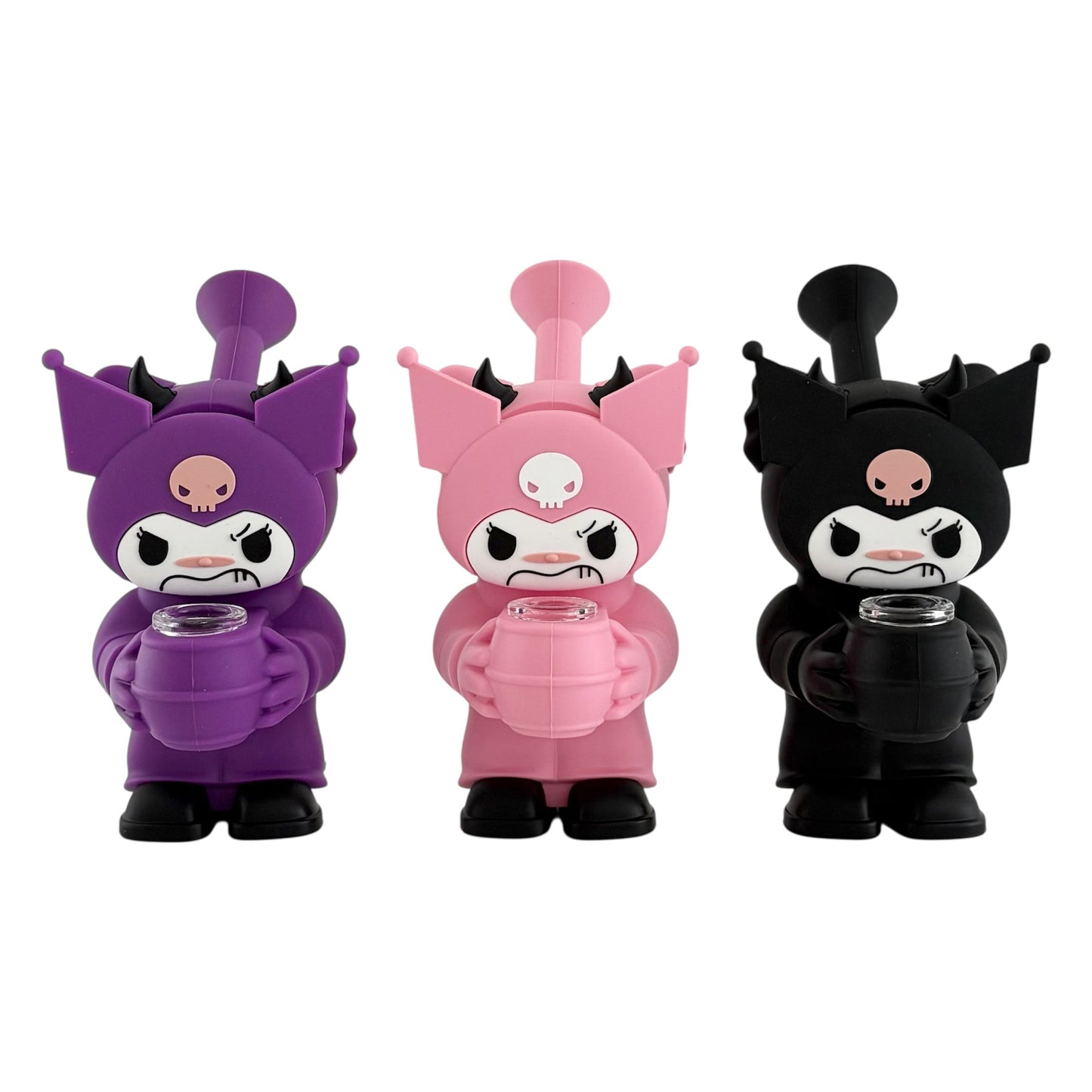 6" Silicone Character Water Pipe – Assorted Colors