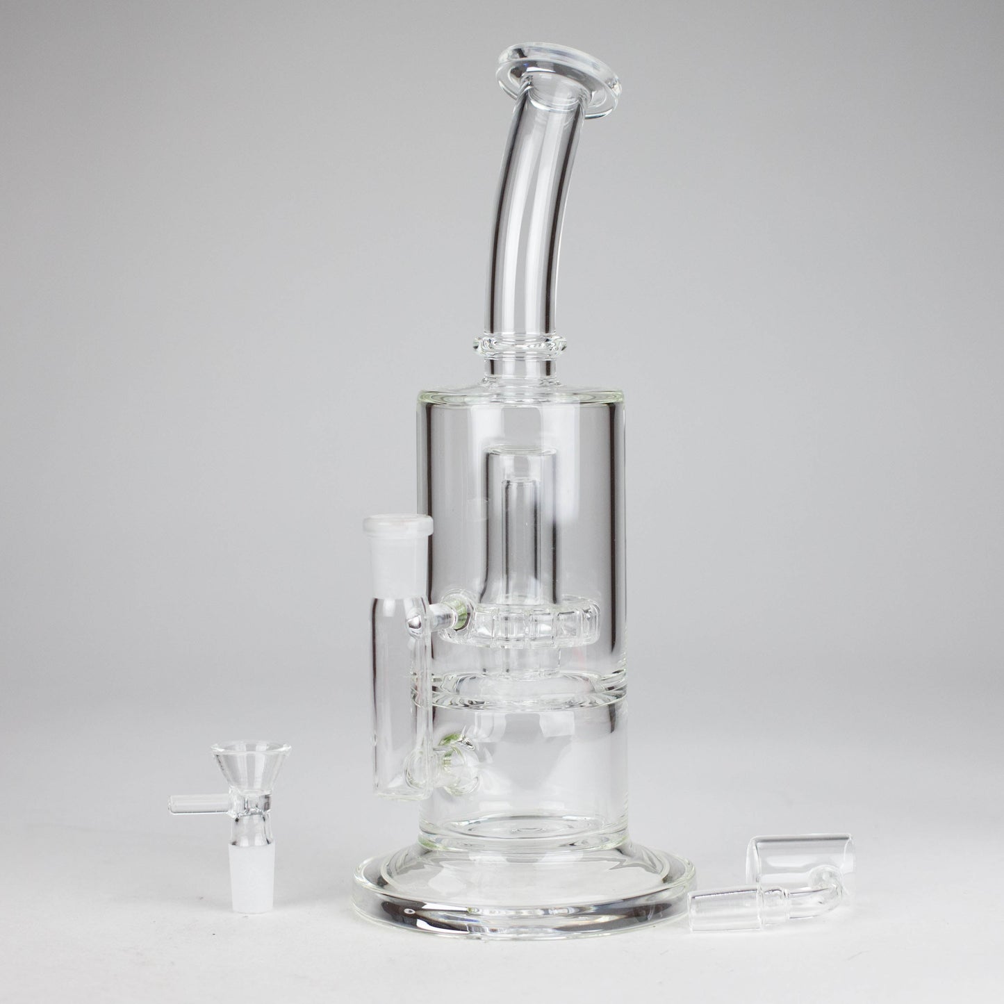 Z9" 2-in-1 Color accented Glass Dag Rig with Percolator