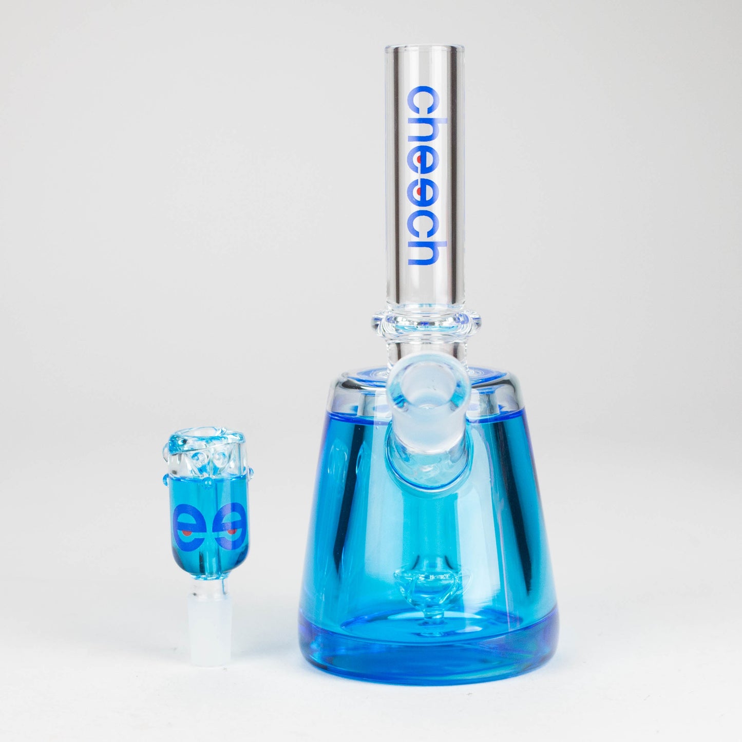 Cheech Glass | 8" Freezable Barrel Mouth Rig