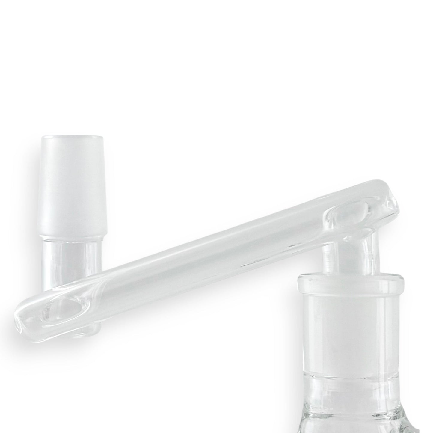 18mm Male to 18mm Male Glass Adapter (Extended Arm)