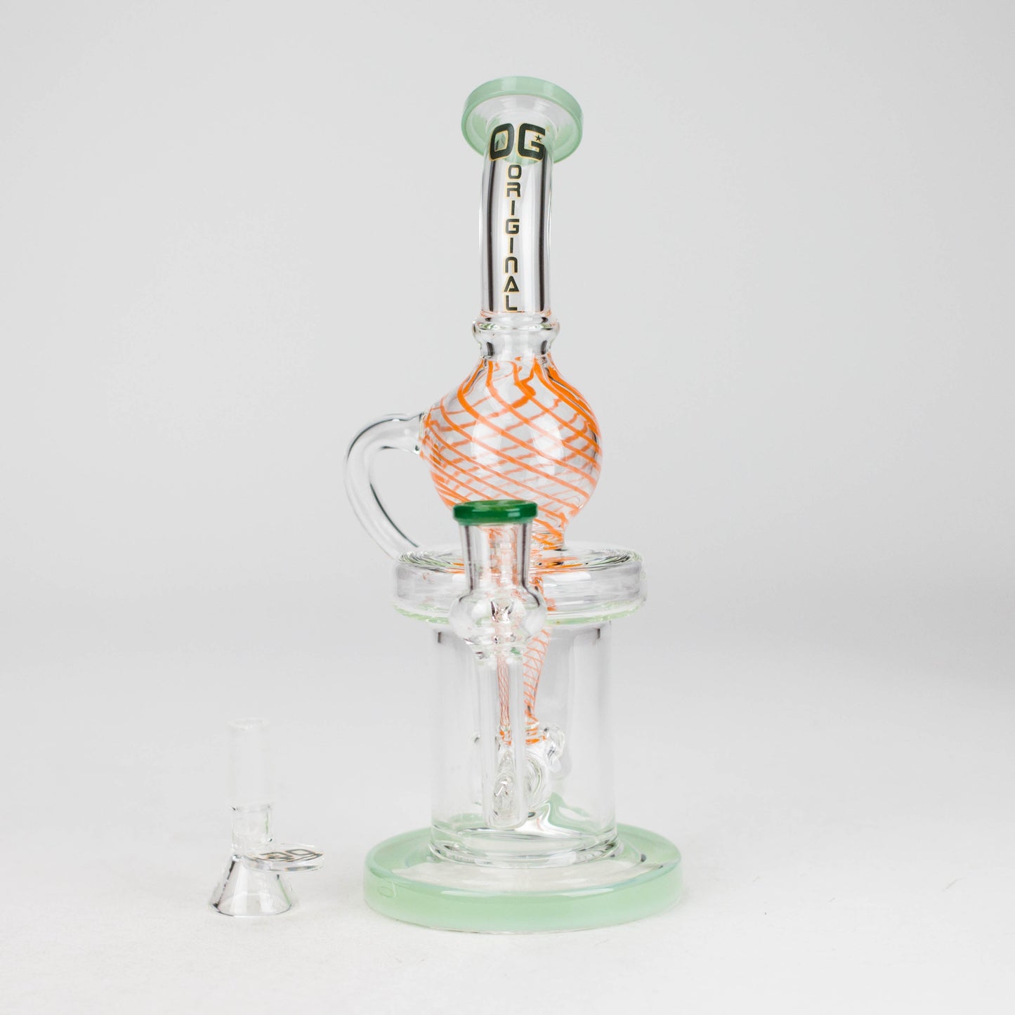 OG Original | 10" Swirly Globe Recycler Rig