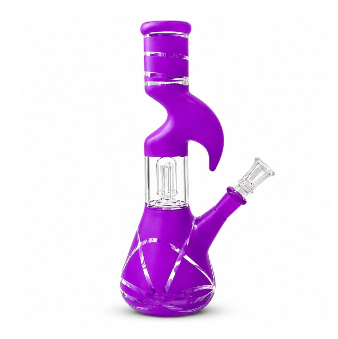 10" Splashguard Zong Glass Perc- 8 Assorted Colours