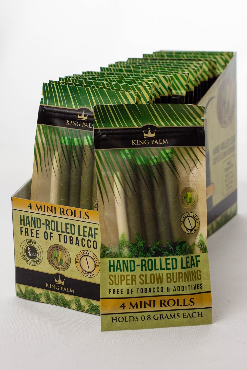 King Palm Hand-Rolled Leaf - 24 packs