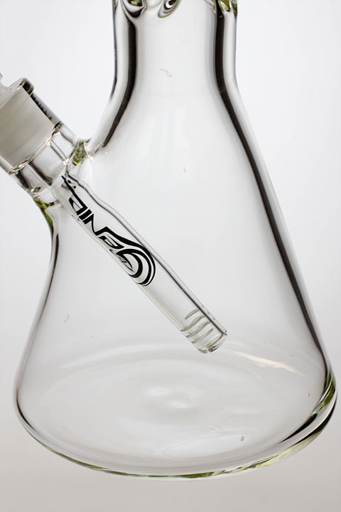 24" Genie 9 mm color accented beaker water bong